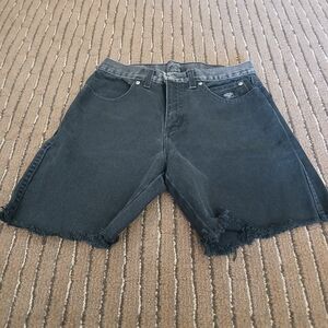 Harley-Davidson Vintage Frayed Hem Denim Shorts Women's Size 4P Made in USA